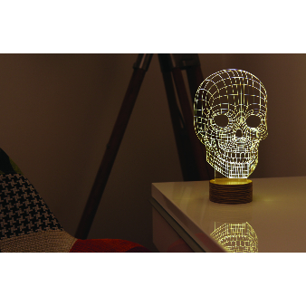 Lampe 3D Skull