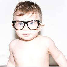 Baby Opticals Clear Noir